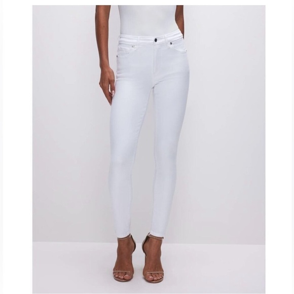 Good American Denim - Good American Skinny Jeans White GAGL001 WHITE001 Size 10/30